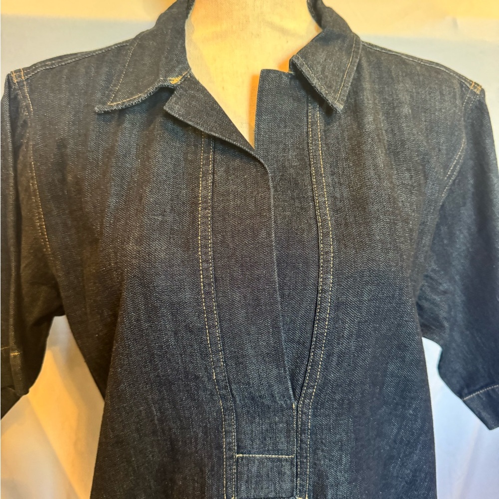 Ralph Lauren Indigo Denim Dress - Picture 5 of 9